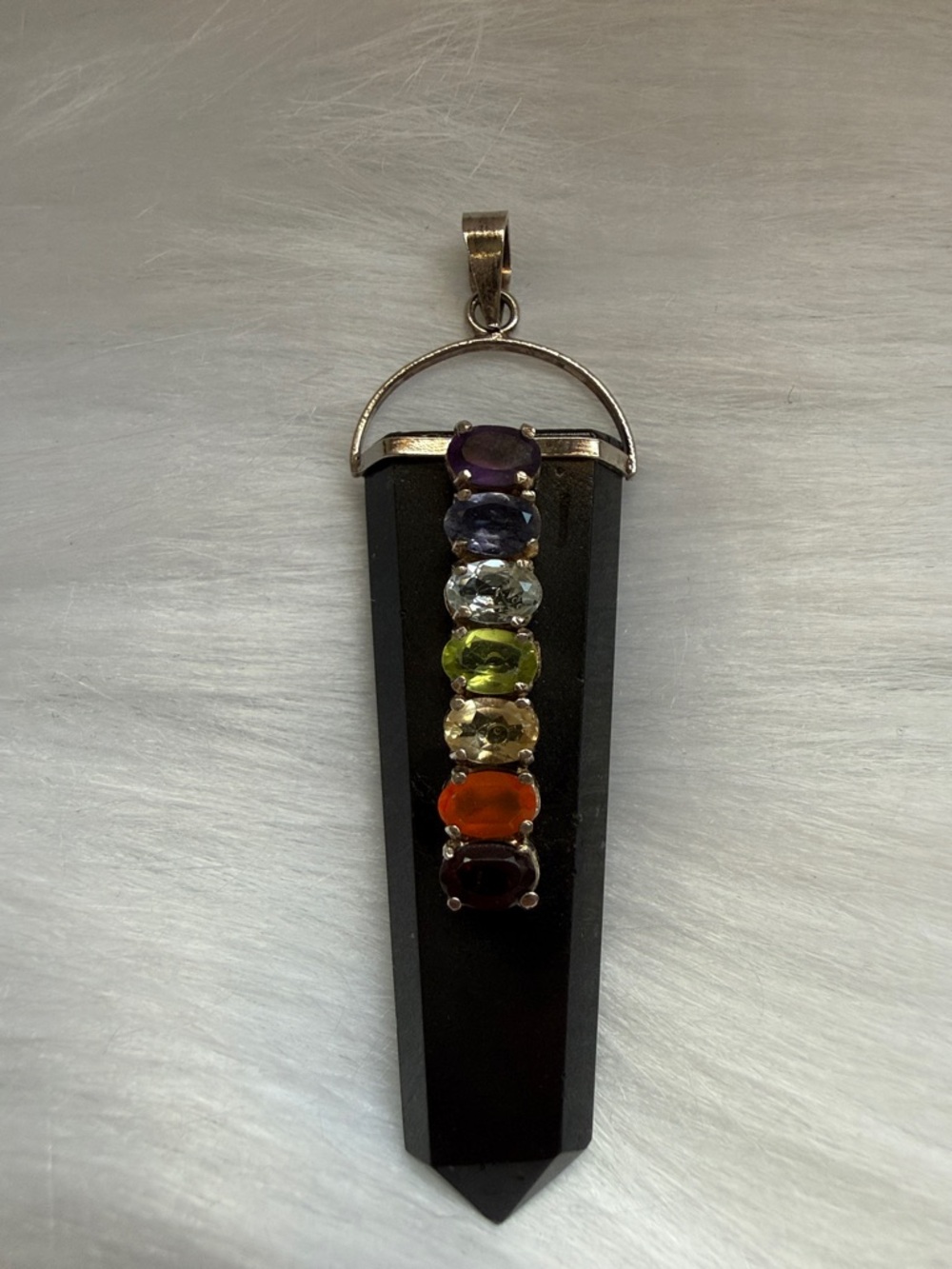 Multicolor Chakra Pendant